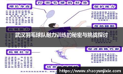 武汉羽毛球队耐力训练的秘密与挑战探讨